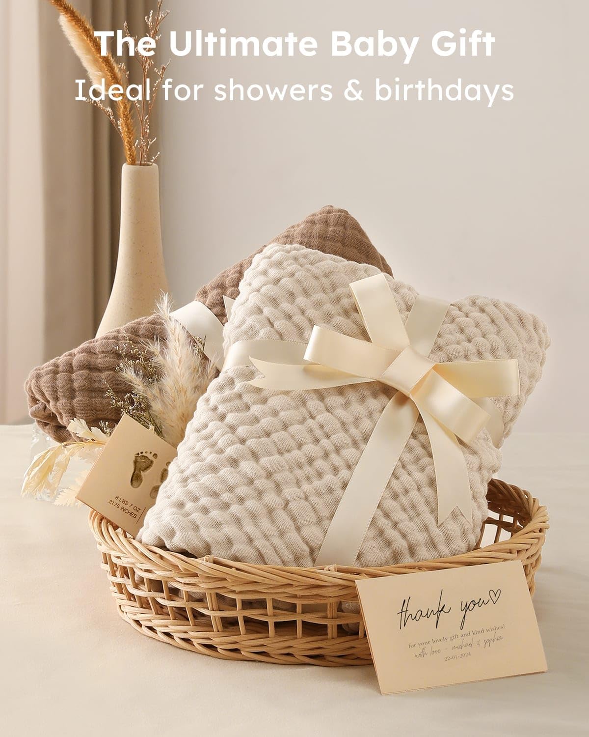 Hooded Baby Towels 2 Pack 100% - Baby Products In recension och pris