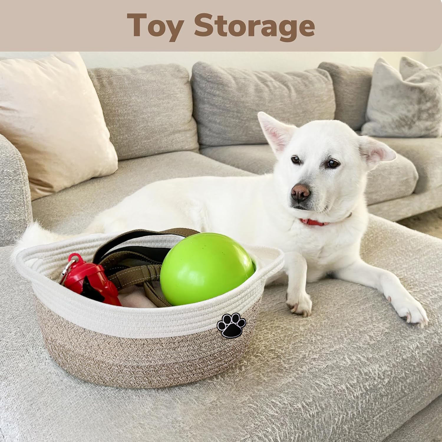 Dog Toy Basket Small Gift Bask - Baby Products Basket recension och pris