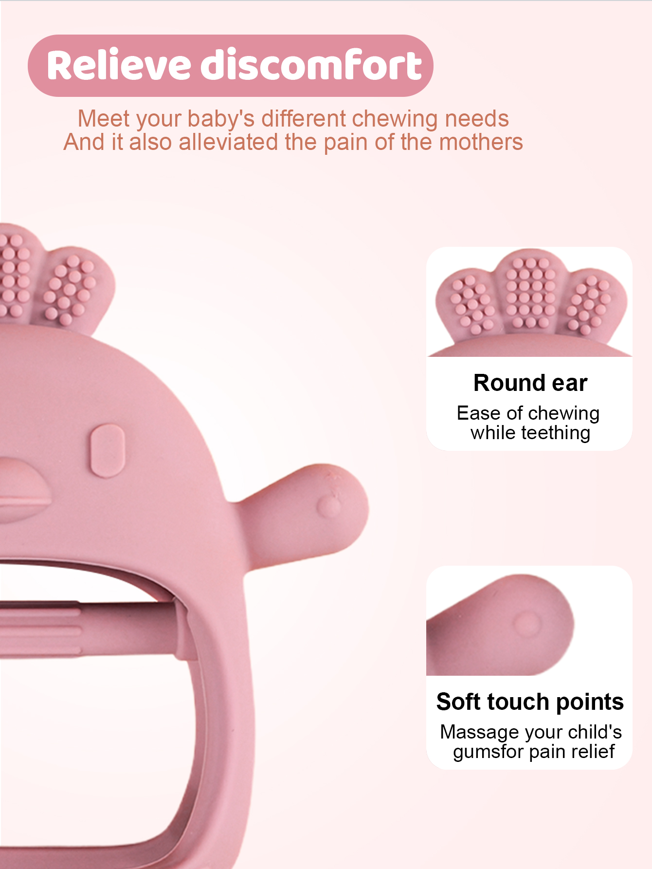 Baby Teether Chick Gloves Teet - Teething Mitten Baby recension och pris